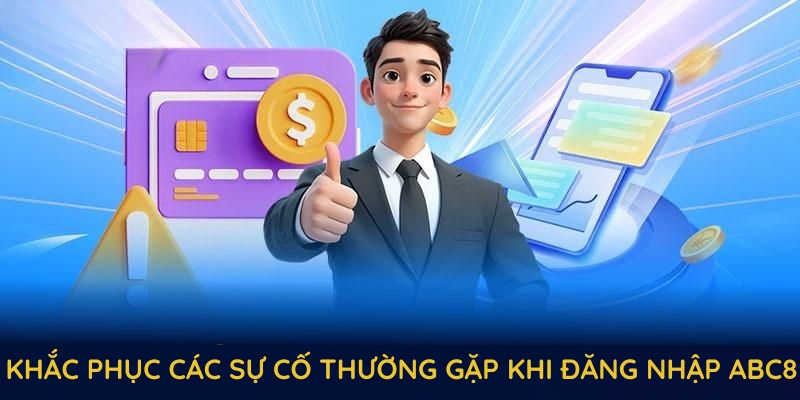 Cách khắc phục các sự cố thường gặp khi đăng nhập ABC8